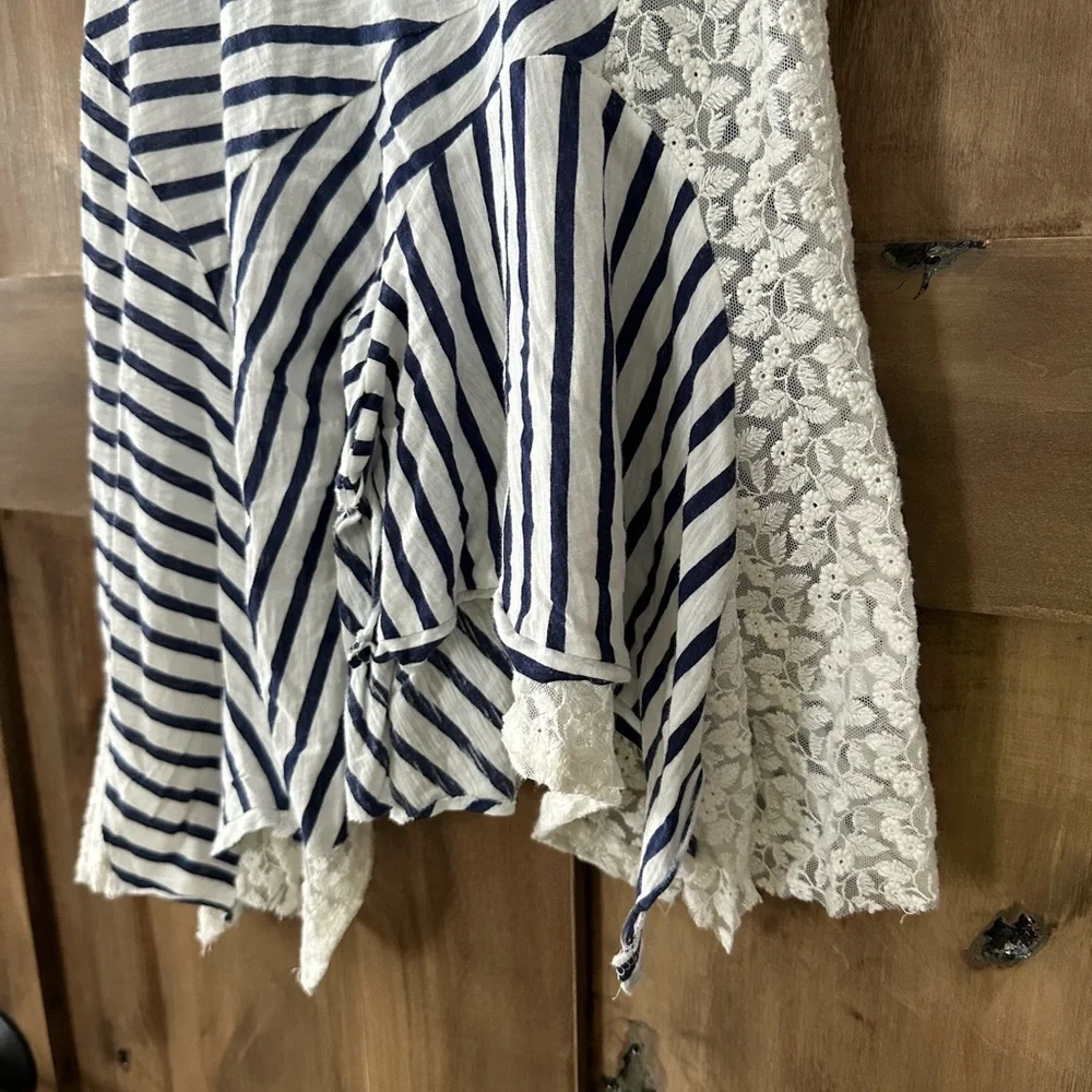 Rio Rae Anthropologie asymmetrical stripe tunic - Picture 3 of 4